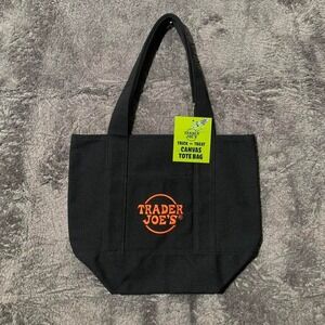 Black Halloween Trader Joe's Tote Bag